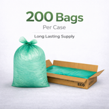 Green Medium Duty Refuse Sacks 18x29x38" 18 Micron Recycled Bin Bags, 10kg