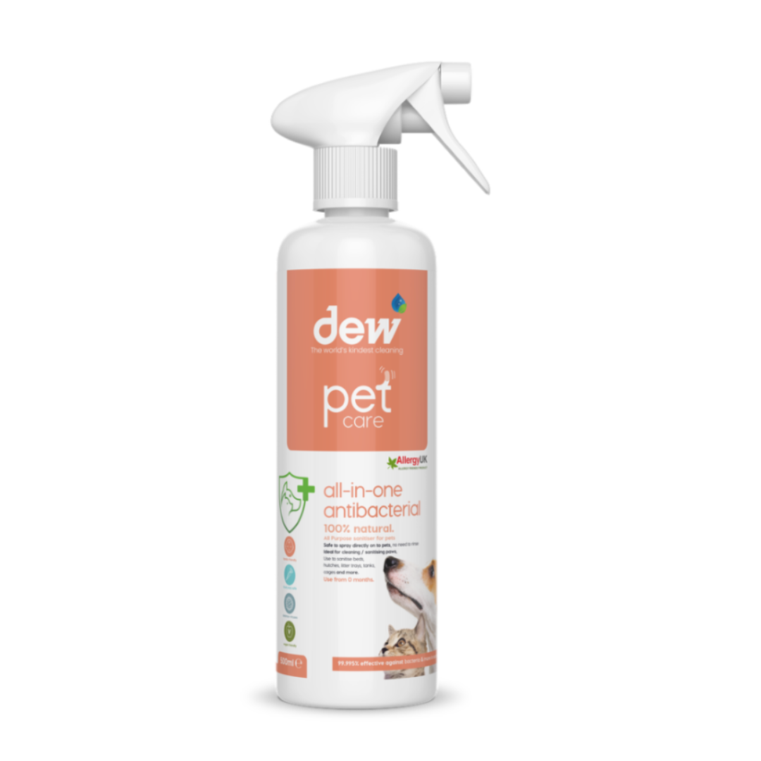 Dew Pet All-In-One Antibacterial – 100% Mineral & Fast Acting General Purspose Cleanser 500ml