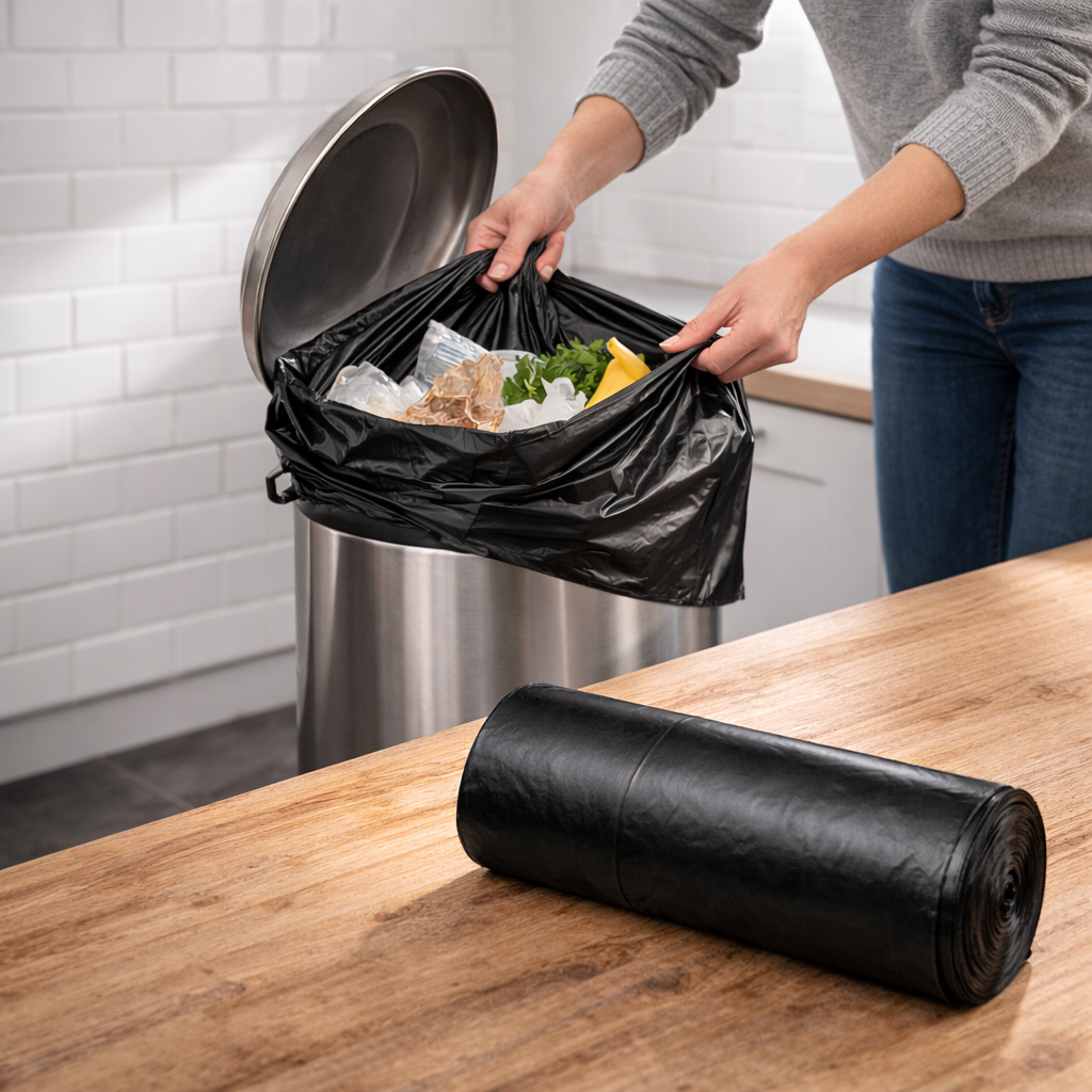 Eco 360 Heavy Duty Refuse Sacks 50L Black – 30 Roll