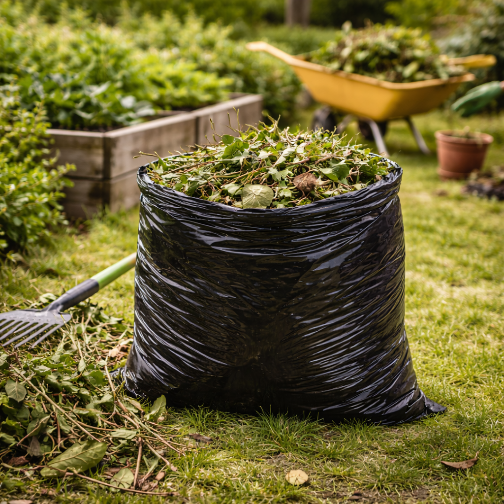 Eco 360 Industrial Rubble Sacks 30L – Strong Leak Resistant Builders Waste Bags 20 Roll