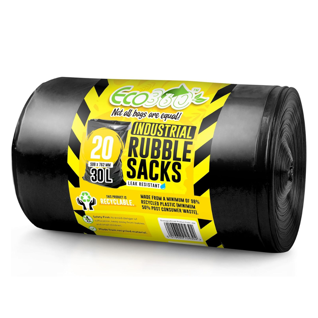 20 x Eco Industrial Rubble Sacks 30L