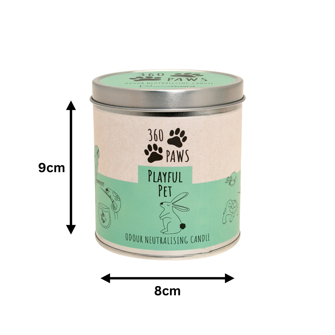Playful Pet Candle - Fresh Cotton & Musk