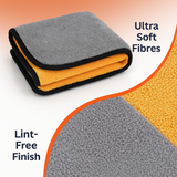 Giant Microfibre Cloth Double Sided Super Absorbent Lint Free (90cm x 60cm)