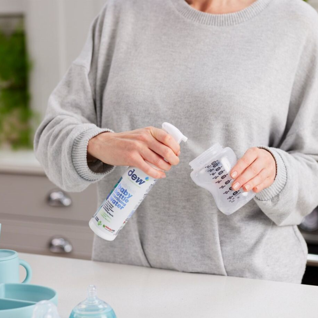 Dew Disinfect Baby Bottle Sterilising Water | Refillable