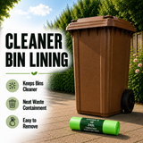 10 x ECO360 100% Compostable Wheelie Bin Liners 1125x1400mm 240L