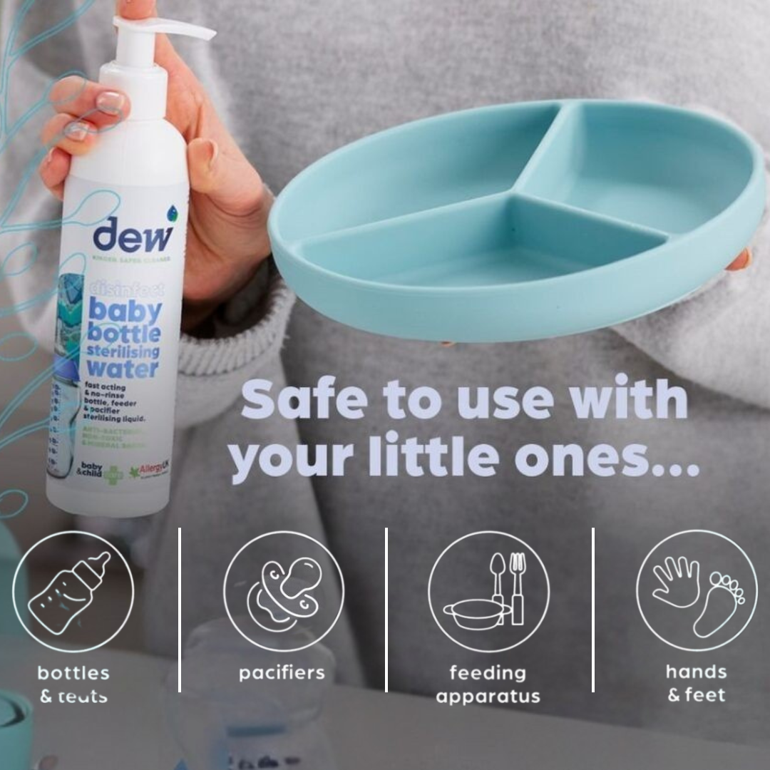 Dew Disinfect Baby Bottle Sterilising Water | Refillable