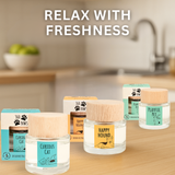 360 Paws Diffuser Trio – Pet Odour Neutralising 3-Pack with Lavender & Neroli, Jasmine & Tonka, Cotton & Musk (80ml Each)