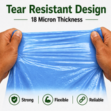 Blue Medium Duty Refuse Sacks (200pk) 18x29x38" ECO440B
