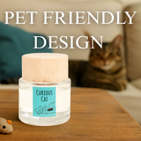 360 Paws Curious Cat Odour Neutralising Diffuser – Fresh Lavender & Neroli | No-Spill 80ml AromaGuard™ Pet Diffuser