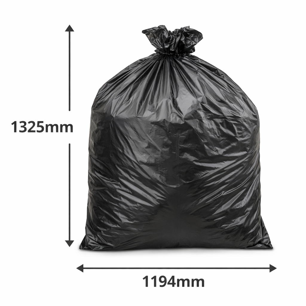 Eco 360 Everyday Wheelie Bin Liners 240L – 98% Recycled, Heavy Duty, 20 Roll