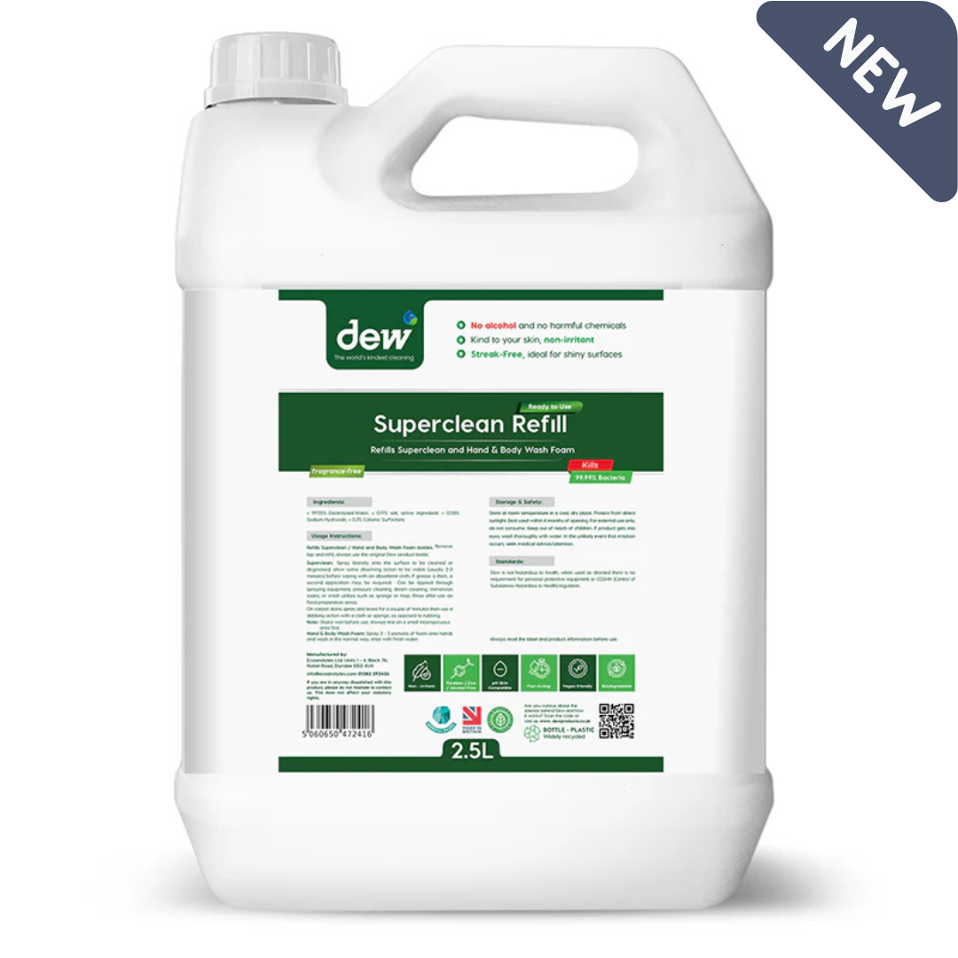 Dew Multi-Purpose Superclean Fragrance-Free 5L Refill