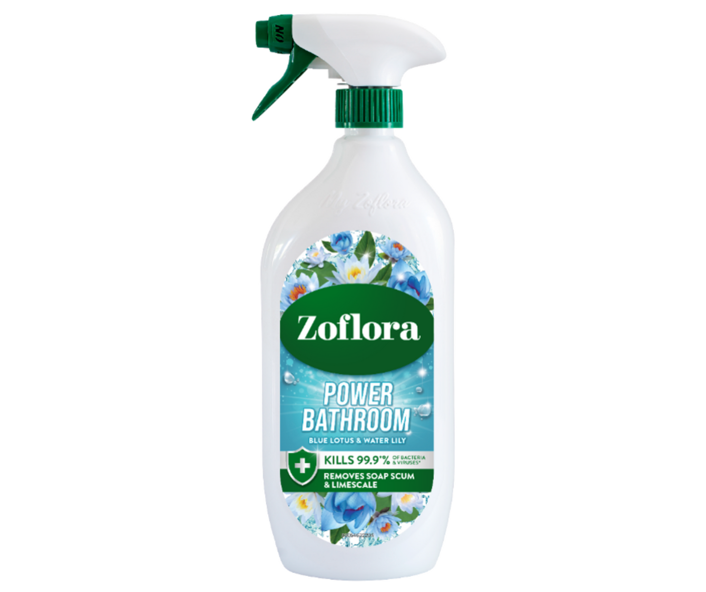 Zoflora Blue Lotus & Water Lily Power Bathroom Cleaner Foam 800ml