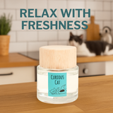 360 Paws Curious Cat Odour Neutralising Diffuser – Fresh Lavender & Neroli | No-Spill 80ml AromaGuard™ Pet Diffuser