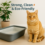10× Recycled Plastic Cat Litter Tray Liners – Strong, Durable & Fully Recyclable Eco-Friendly Bags