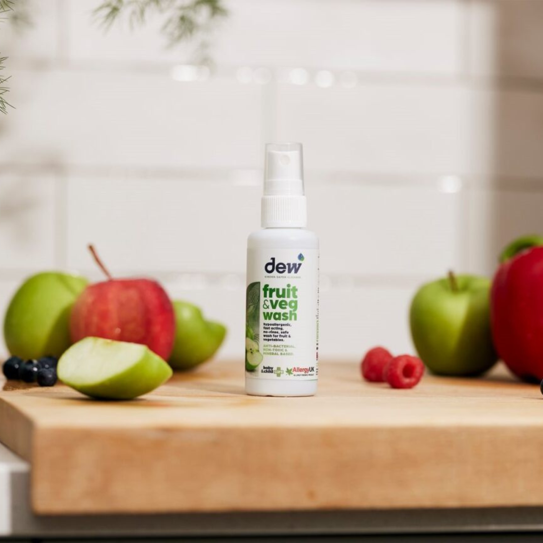 Dew Fruit & Veg Wash – No-Rinse Pesticide Remover | Refillable