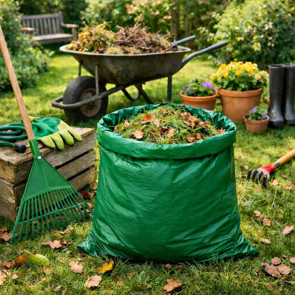 Eco 360 Heavy Duty Garden Sacks 80L – 25 Pack Extra Strong Recycled Garden Waste Bags