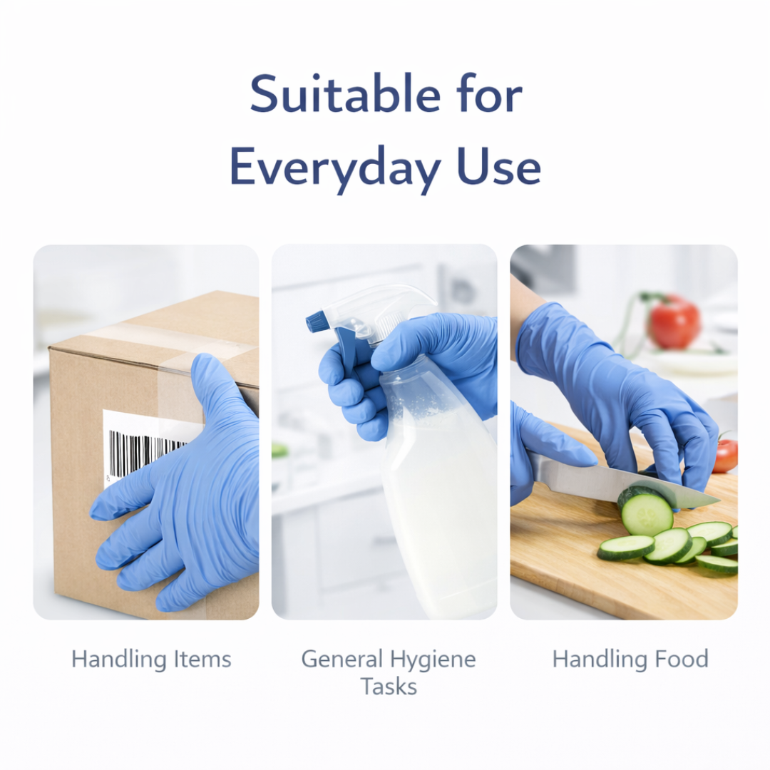 UltraFlex Blue Nitrile Gloves – Powder-Free, Latex-Free Disposable Gloves (100 Box)