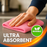MACROMAX MICROFIBER CLEANING CLOTH - PACK OF 4