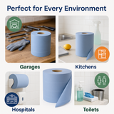 Premium Blue Roll – Strong, Absorbent & Versatile 50 Metres 12 rolls