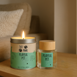 Playful Pet Odour Neutralising Candle & Diffuser – 360 Paws Home Fragrance Set