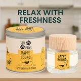 Happy Hound Candle & Diffuser Set – Pet Odour Neutralising | 360 Paws
