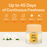 Happy Hound Pet 360 Paws Odour Neutralising Diffuser – Fresh Jasmine & Tonka (80ml) | AromaGuard™ No-Spill Design