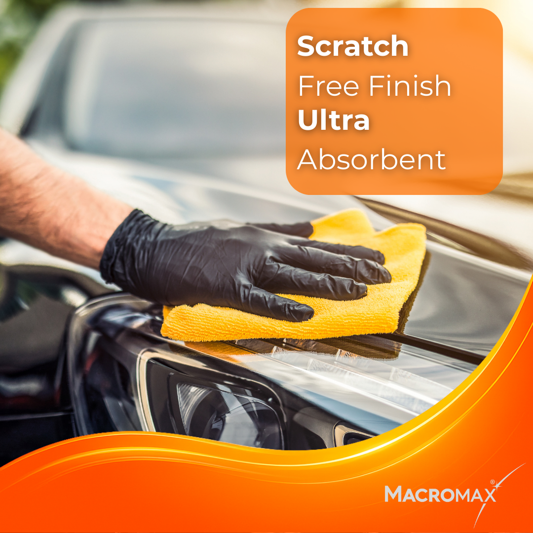 MACROMAX COLORFUL MICROFIBER CLOTH - 10 PACK