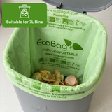 52 x ECO360 100% Compostable Corn Starch Caddy Liners 4390 X 390mm 7L