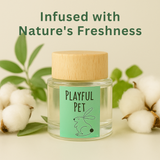 Playful Pet Odour Neutralising Diffuser – Fresh Cotton & Musk (80ml) | AromaGuard™  Home Fragrance