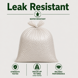 Heavy Duty Clear Refuse Bags 200 Pack 15kg CHSA 18x29x38"