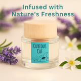360 Paws Curious Cat Odour Neutralising Diffuser – Fresh Lavender & Neroli | No-Spill 80ml AromaGuard™ Pet Diffuser