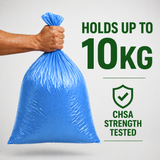Blue Medium Duty Refuse Sacks (200pk) 18x29x38" ECO440B