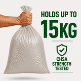 Heavy Duty Clear Refuse Bags 200 Pack 15kg CHSA 18x29x38"