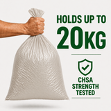 ECO345C Extra Heavy Duty Clear Bin bags 200 20kg 18x29x38