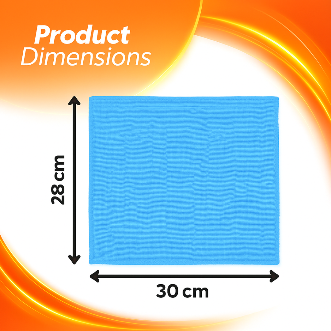 MACROMAX MICROFIBER CLEANING CLOTH - PACK OF 4