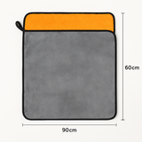 Giant Microfibre Cloth Double Sided Super Absorbent Lint Free (90cm x 60cm)