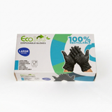 Eco360 TPE Disposable Latex Free Gloves Black 100pk