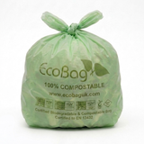 26 x ECO360 100% Compostable Curb Side Bin Bags 565x630mm 30L