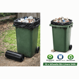 10 x Eco Wheelie Bin Liners 240L