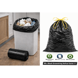 10 x Eco Drawstring Refuse Sack 80L