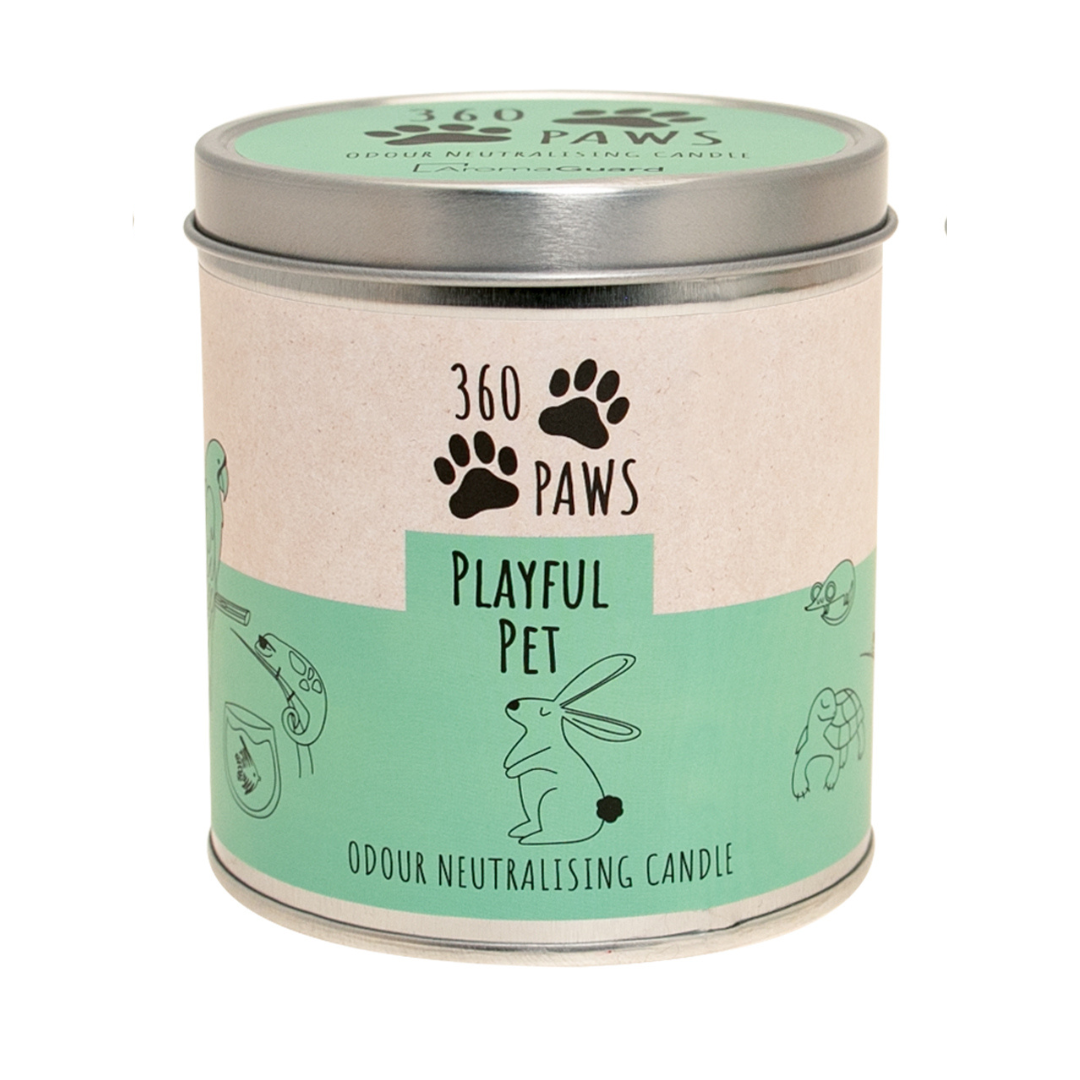 Playful Pet Candle - Fresh Cotton & Musk