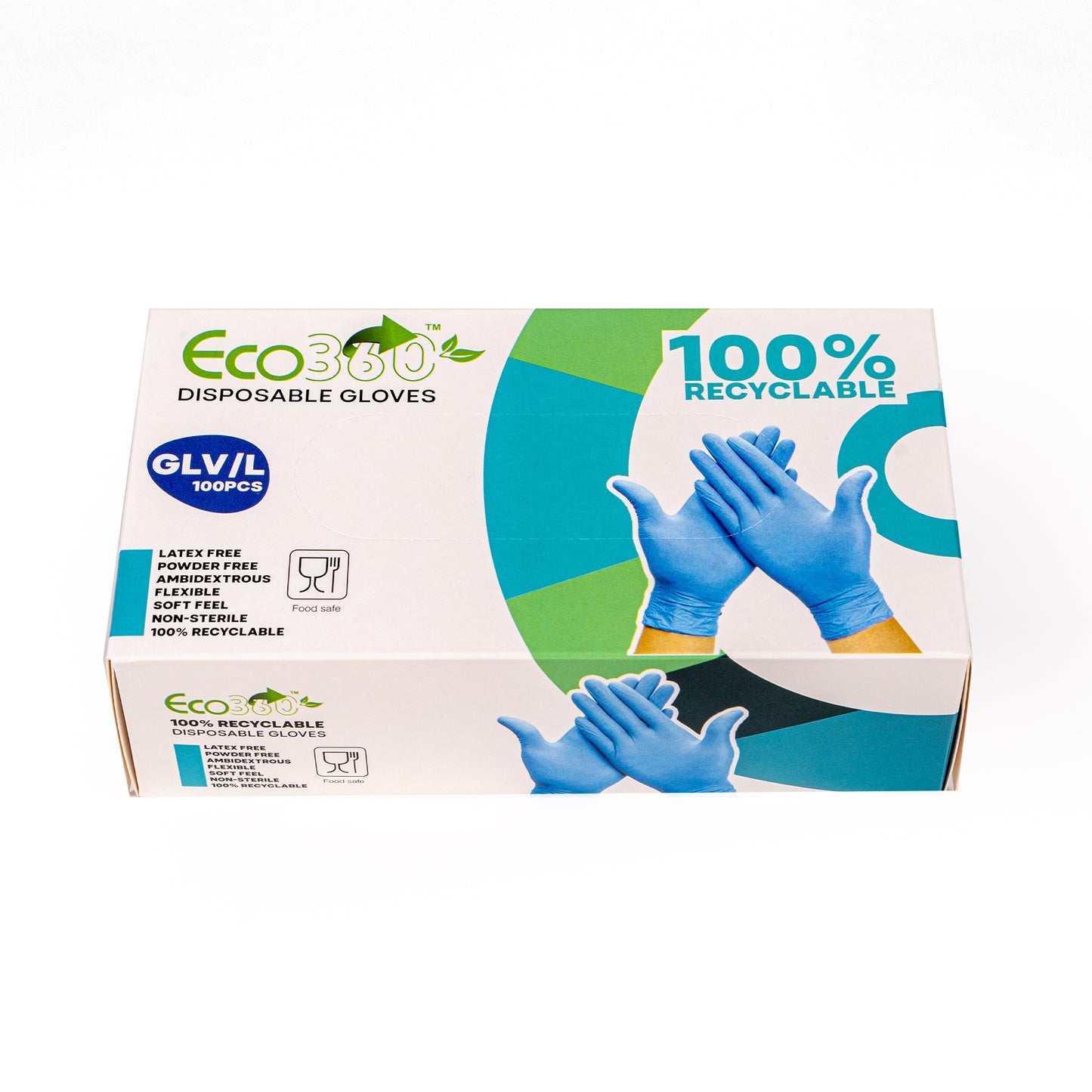 Vinyl Disposable Latex Free Gloves Blue 100pk