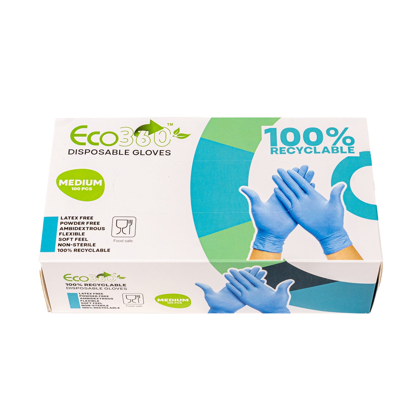 Vinyl Disposable Latex Free Gloves Blue 100pk