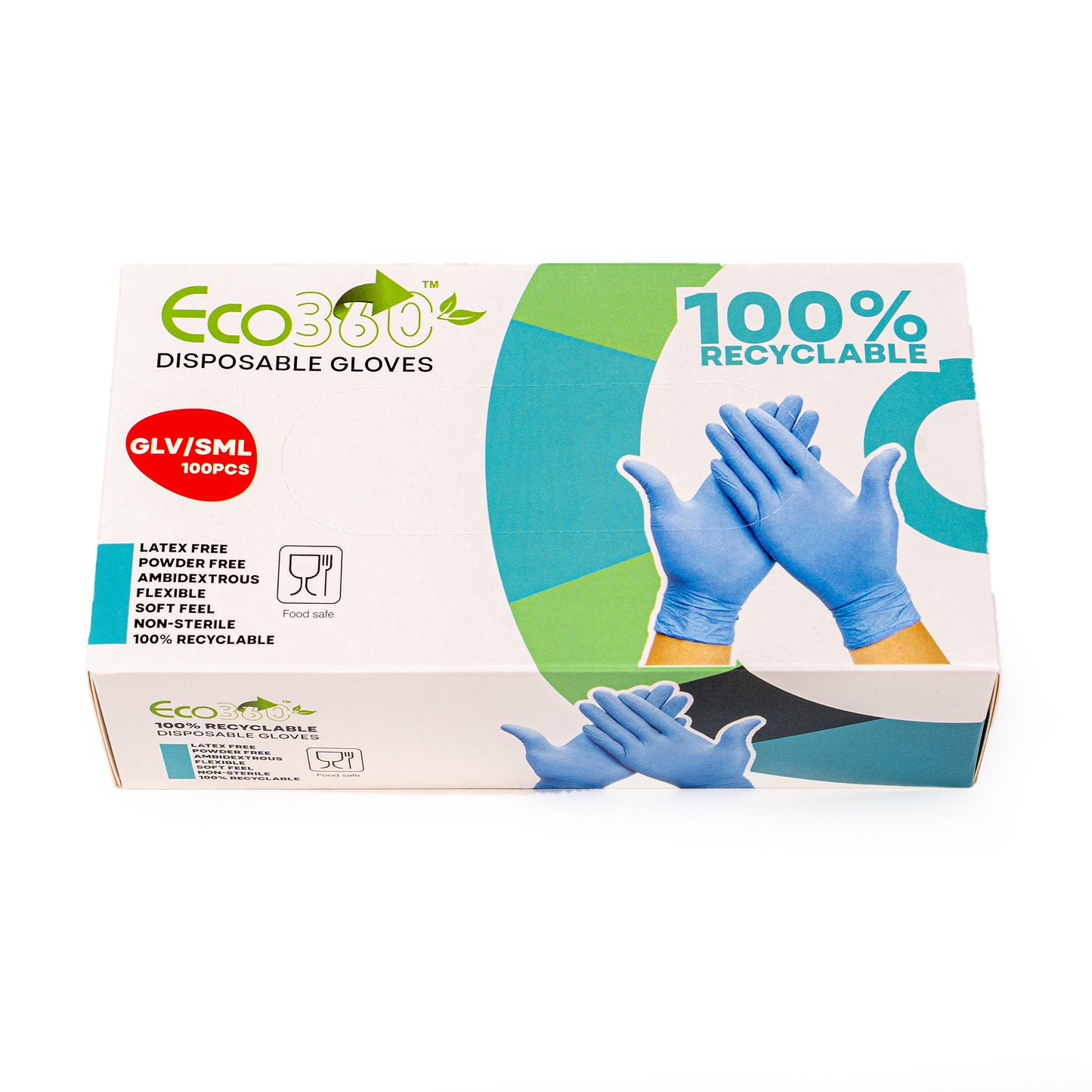 Vinyl Disposable Latex Free Gloves Blue 100pk