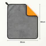 Giant Microfibre Cloth Double Sided Super Absorbent Lint Free (90cm x 60cm)
