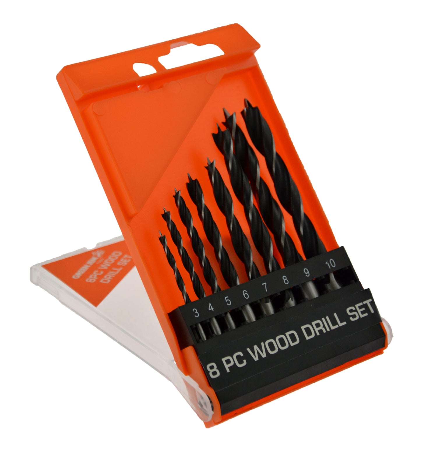 8pc Wood Drill Bit Set