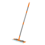 MACROMAX FAMOUS Cleaning System Flat Mop | 100% Microfiber | Wet & Dry Use