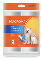 MACROMAX LINT ROLLER + REFILL | Extra Sticky Sheets for Powerful Fabric Cleaning BUNDLE