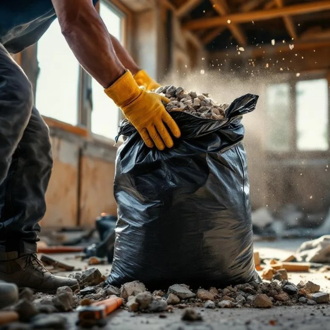 Rubble Sacks Black 100 mu Box of 100 bags Tough100