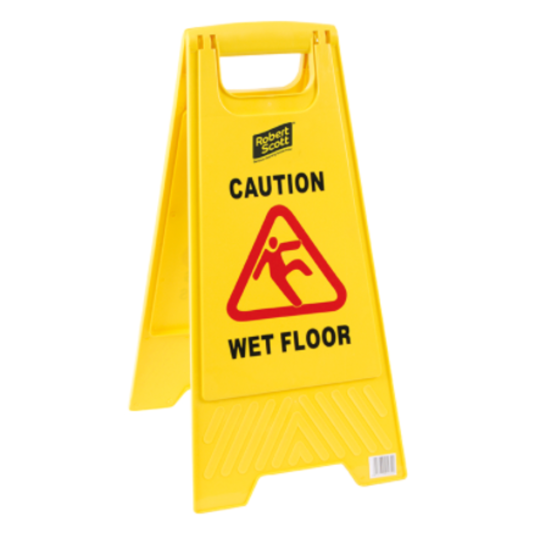 Wet Floor / Clean in Progress sign